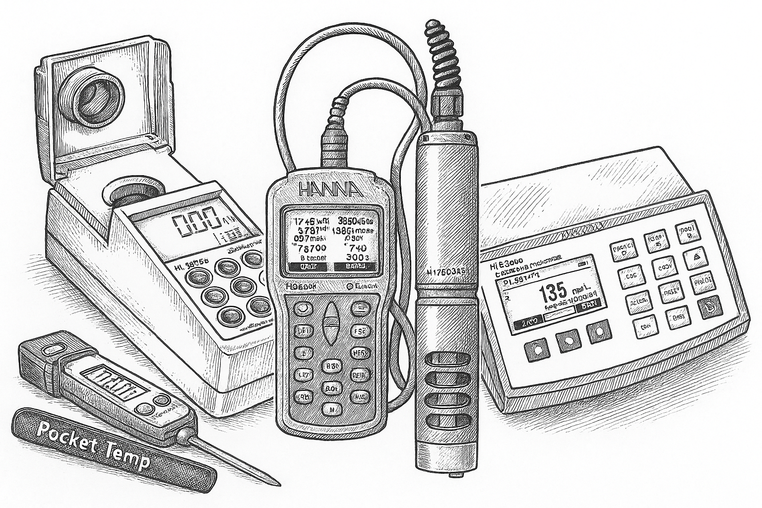 Water chemistry test kit